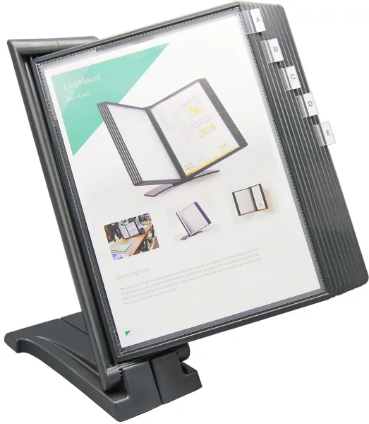 Q-connect Quickfind registersystem antracitgrå