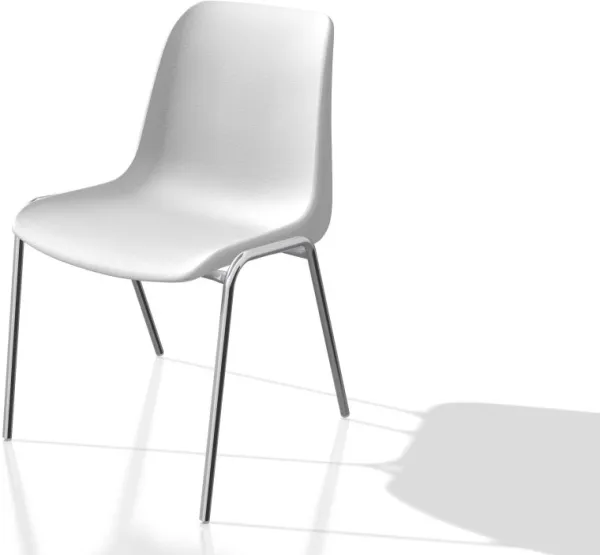 Gitte - Gäst-/kantinstol.