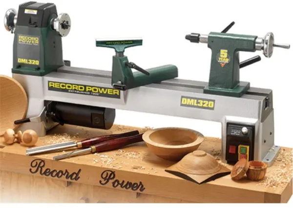 Träsvarv Record DML320 med variabel hastighet - M33